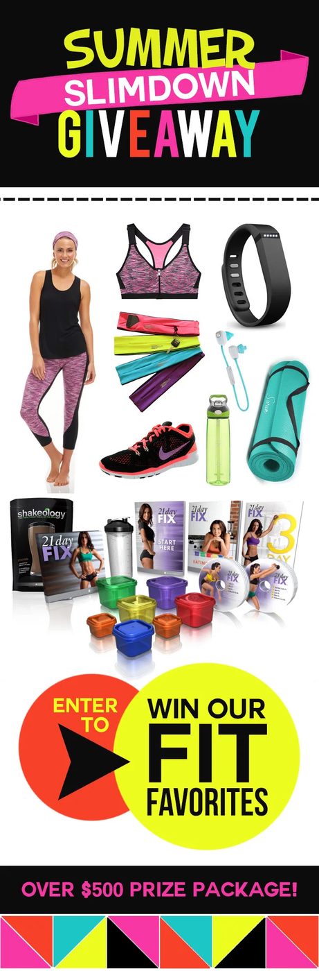 memorable summer slimdown giveaway -- $500 prize pack!