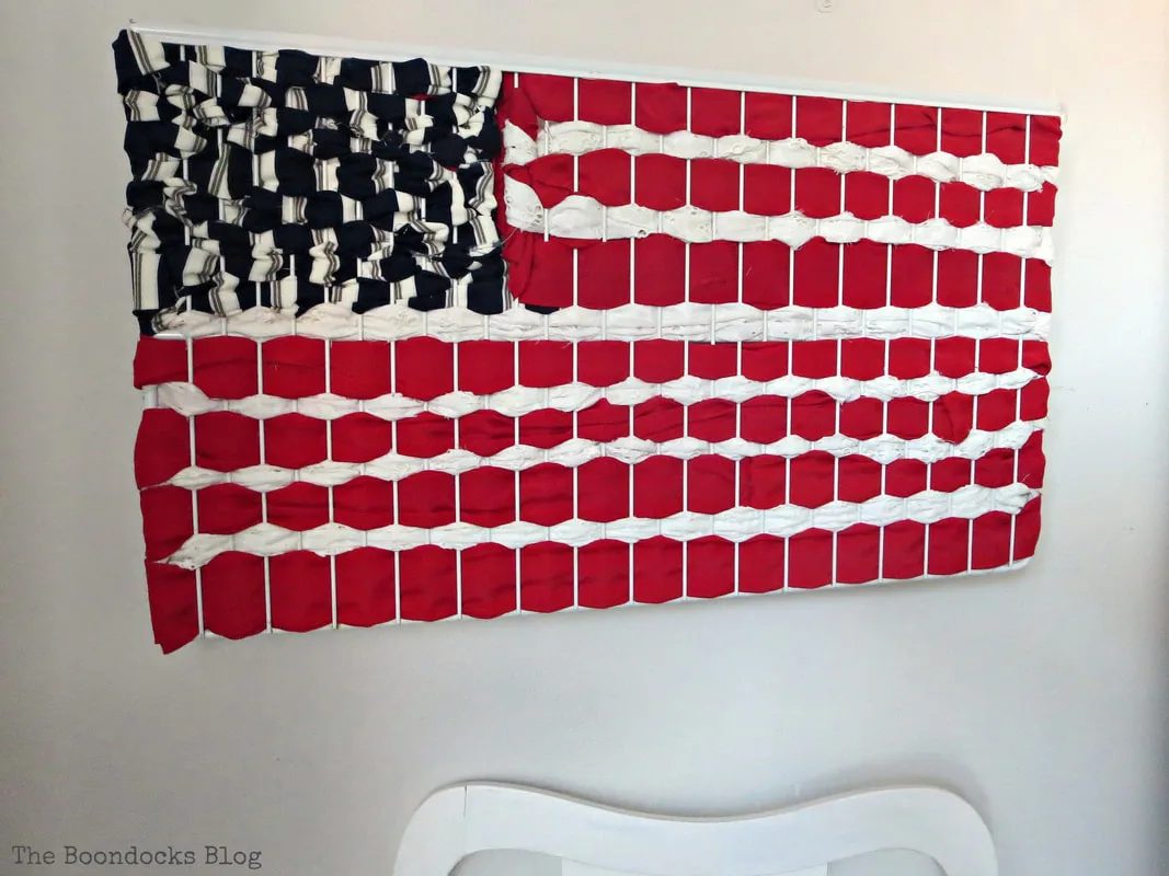 fabric flag.