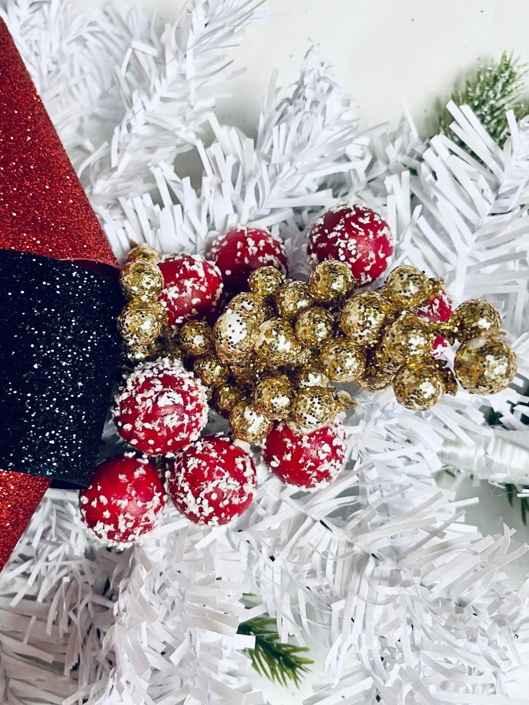 Dollar Tree Diy Christmas Swag For Front Door Add Red Berries, Bekob
