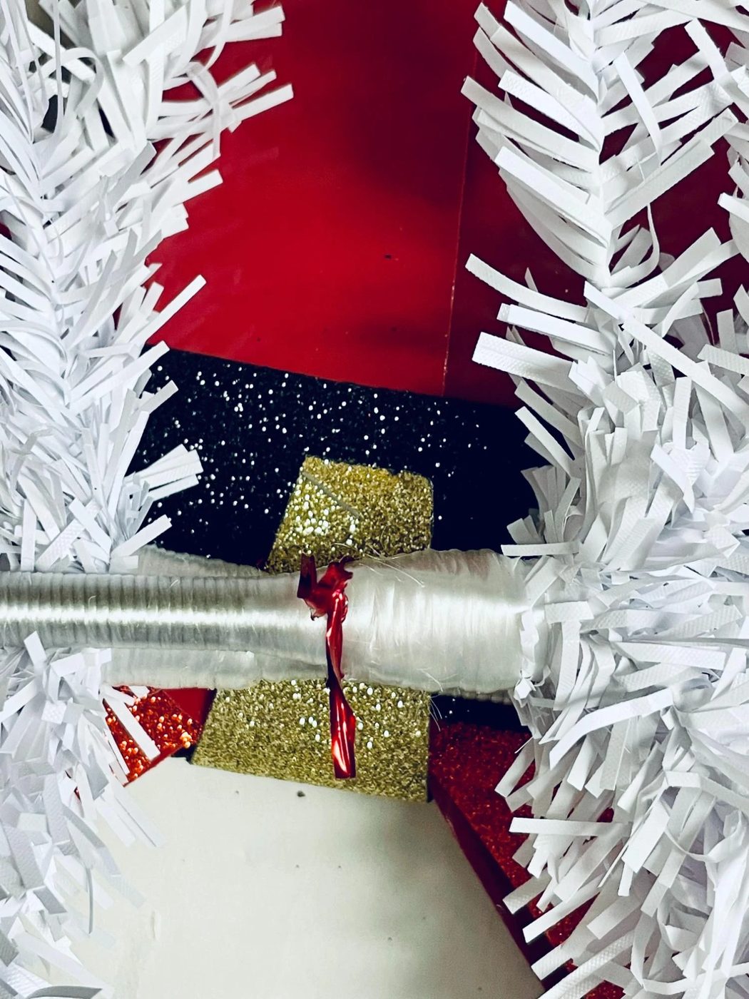 Dollar Tree Diy Christmas Swag For Front Door From Miniature White Christmas Trees Bekob