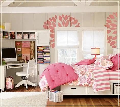 girls room for Girl Bedroom Mood Board,Postbox Designs