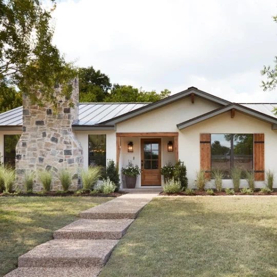 Real Life Rooms A Reimagined Ranch Exterior With Added Curb Appeal