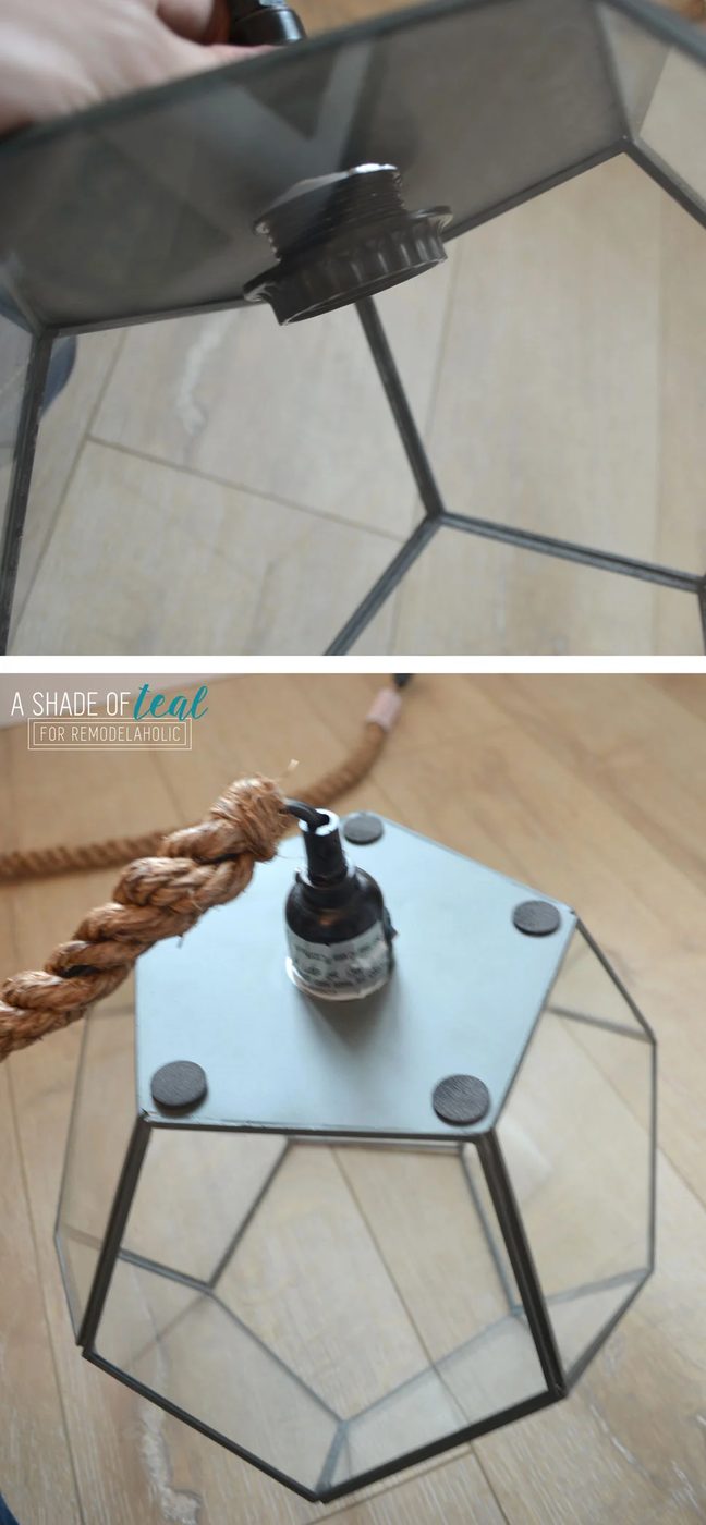 Handmade Terrarium Light by A Shade of Teal featured on Bekob
