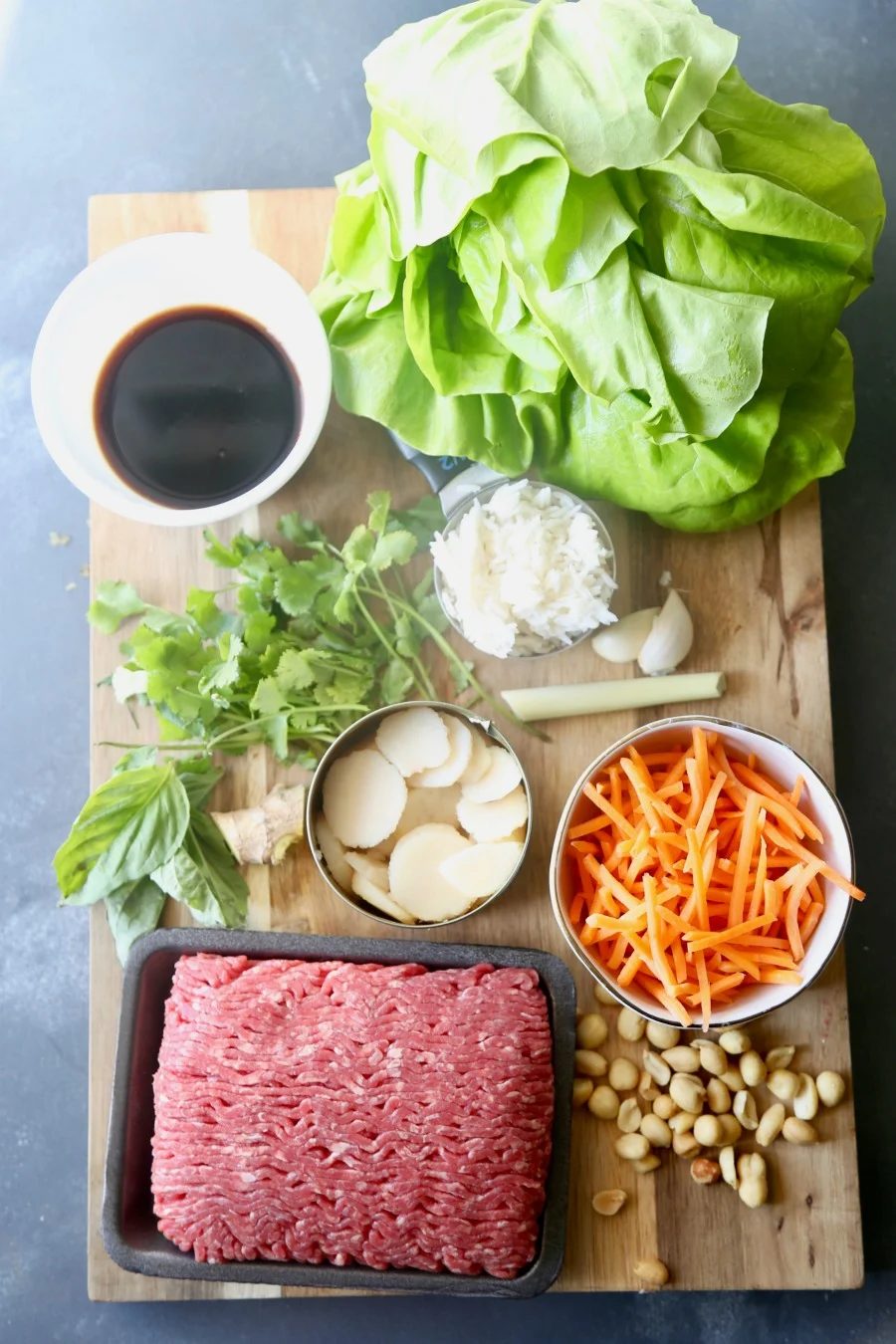 Thai Beef Lettuce Cups