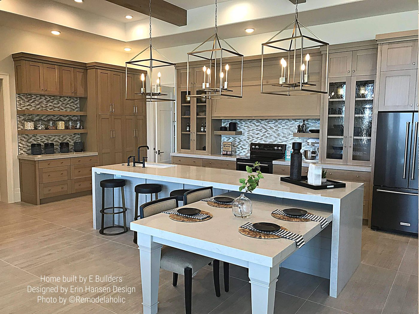 Transitional Kitchen by E Builders and Erin Hansen Design
