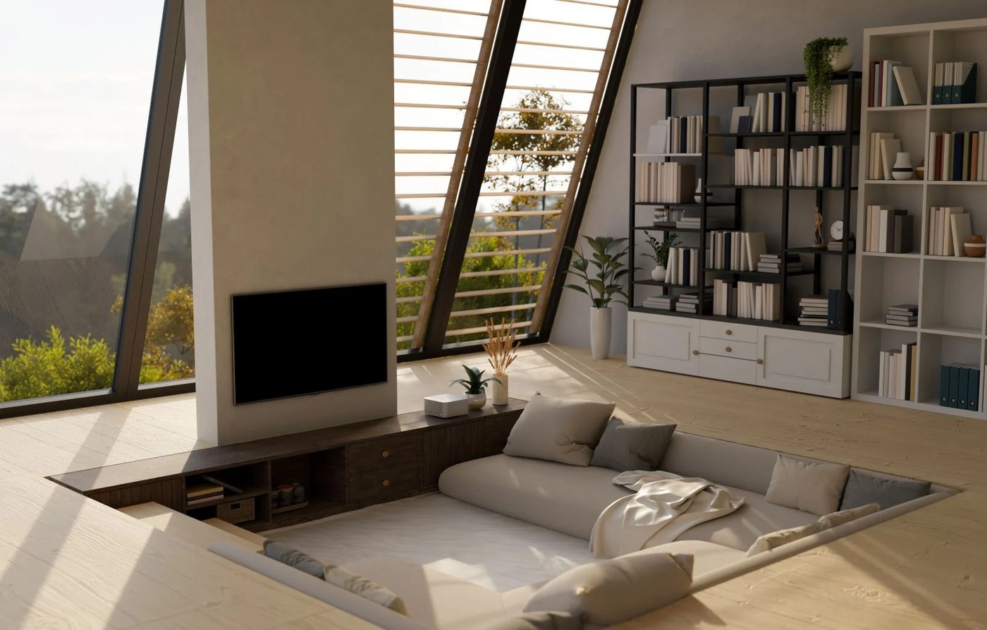 Sunken Living Room Modern
