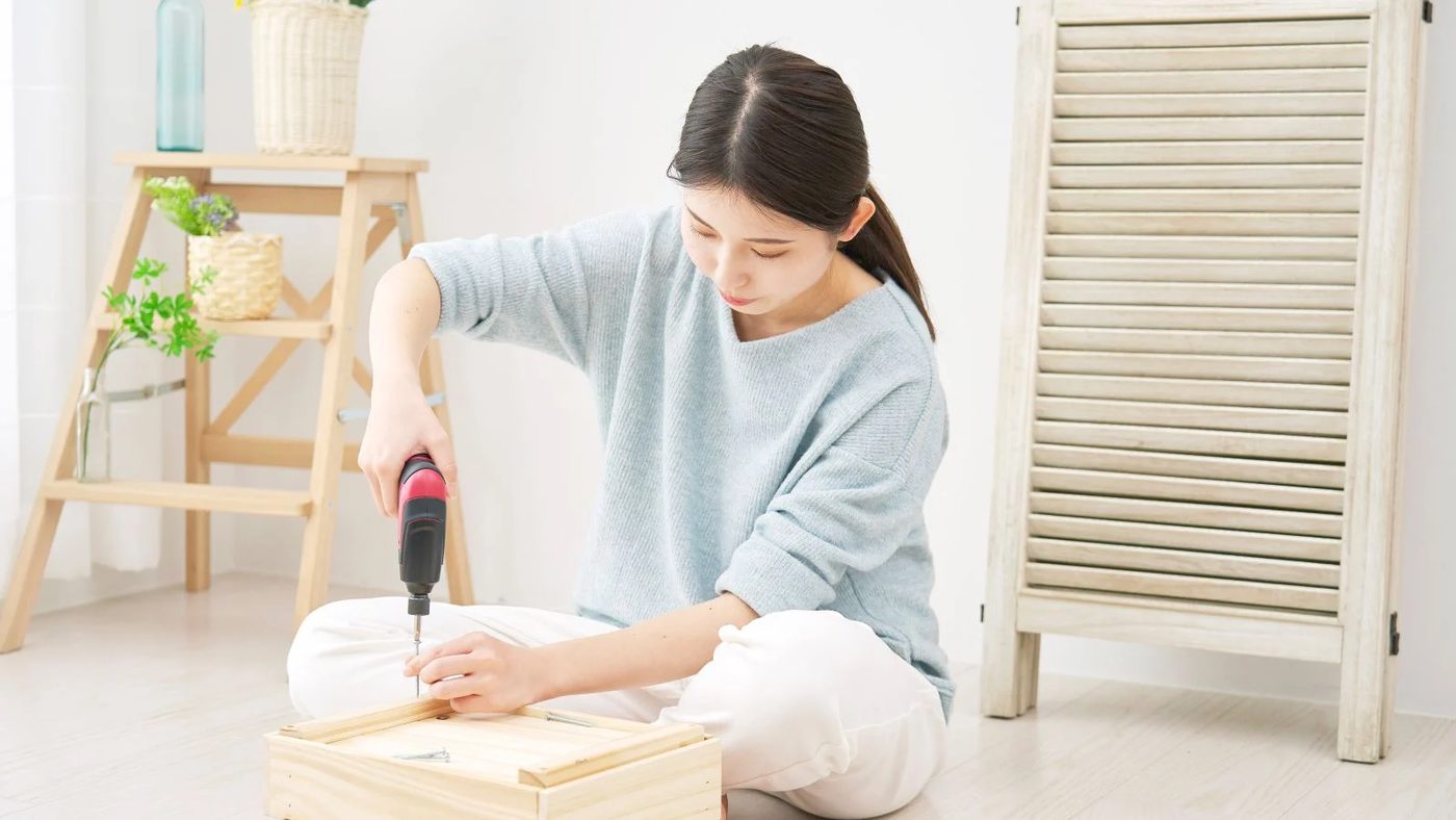 Woman Doing Handmade