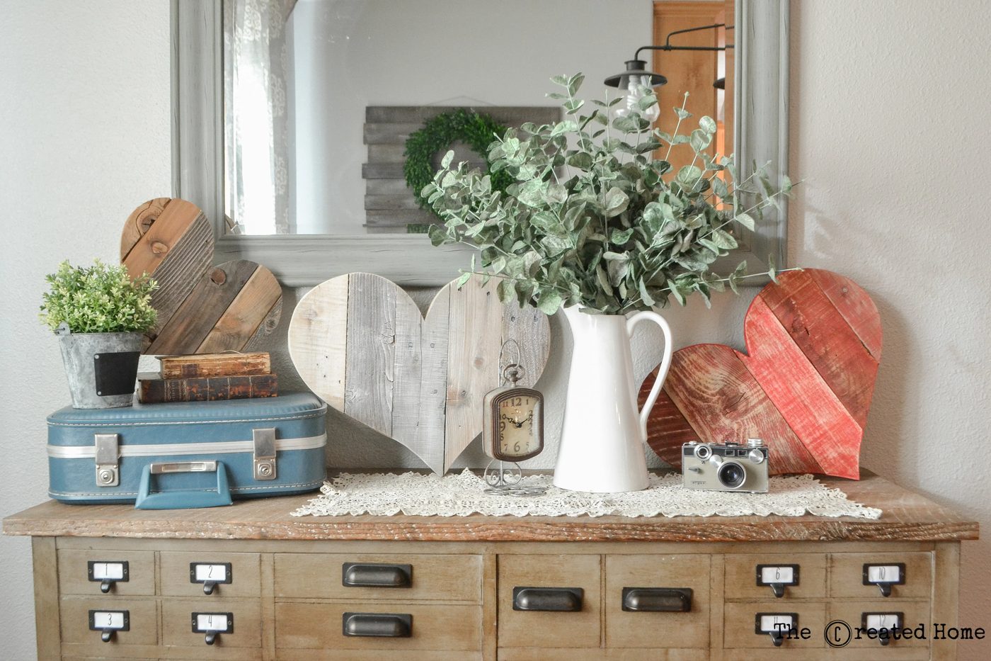 These Handmade rustic pallet wood hearts are the well fitted scrap project to use up those odd and ends of leftover wood. Paint it, whitewash it, or leave it natural.