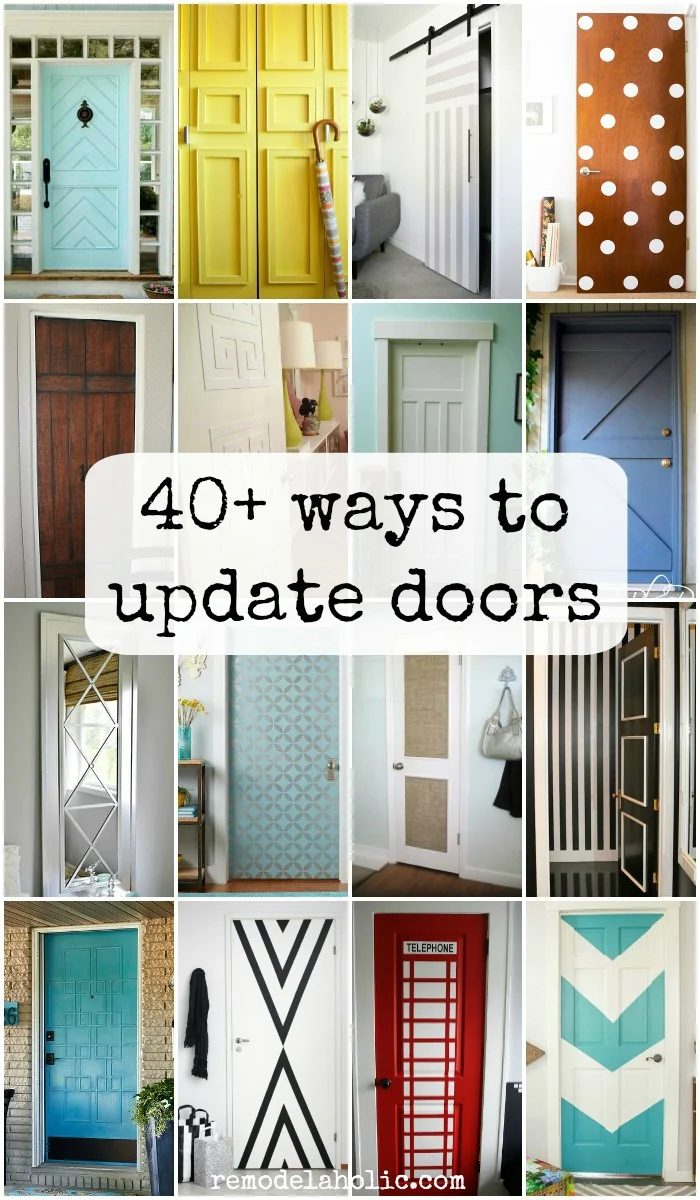 Lots of ways to update flat panel hollow core doors @Bekob