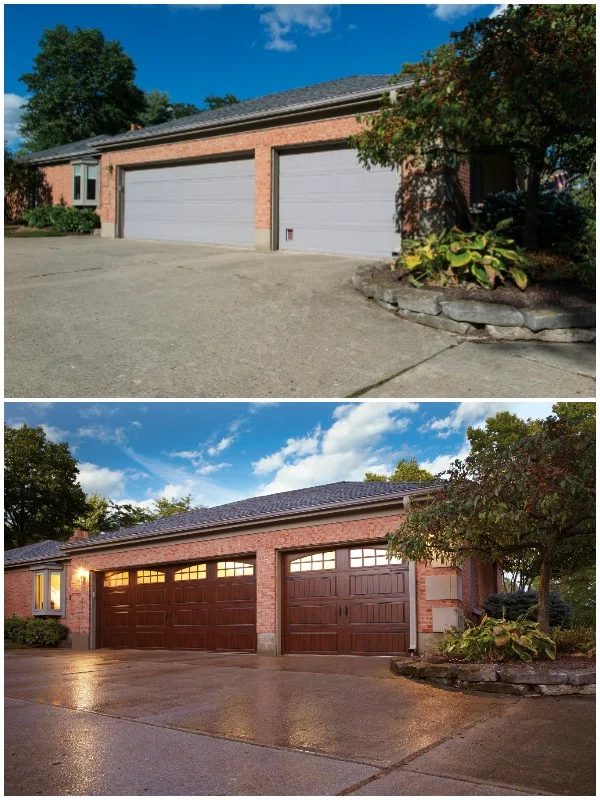 Garage Door Update Increases Curb Appeal And Home Value #Bekob