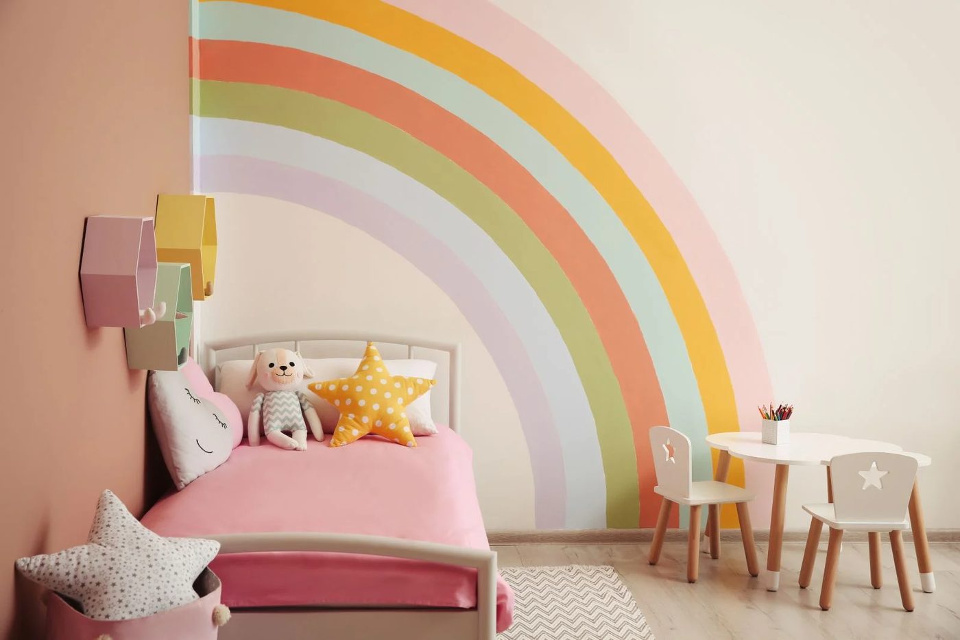 Girl Bedroom Rainbow