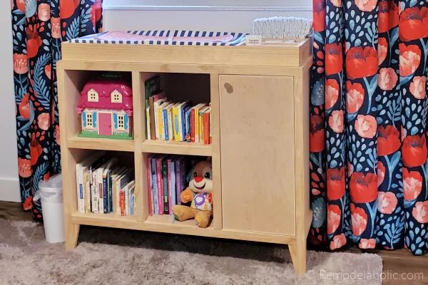 Handmade Baby Changing Table Topper