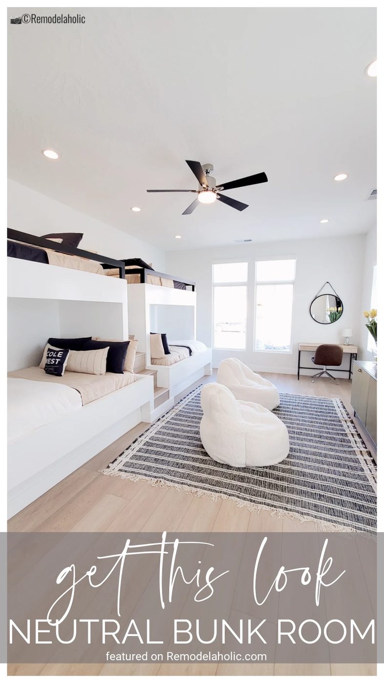 Go For A Sophisticated But Functional Kids Room With This Neutral Bunk Room At Bekob.com