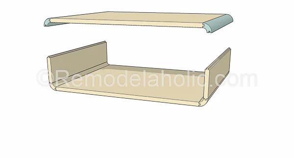 mid century modern coffee table by @Bekob-12