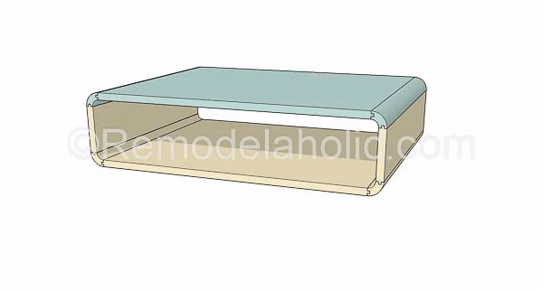 mid century modern coffee table by @Bekob-13