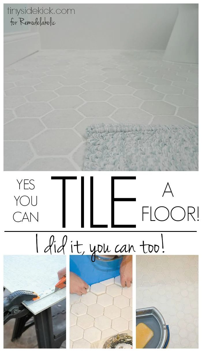 how to tile a bathroom floor