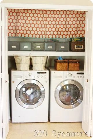 small laundry closet makeover, 320 Sycamore