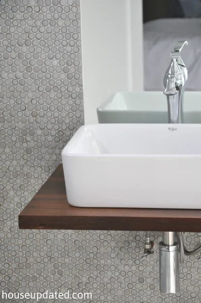 House Updated bathroom before and after