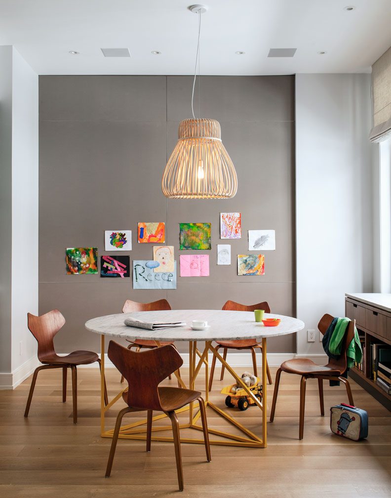 Tips for Designing Kids' Spaces | Dining Area Art Gallery on Bekob.com