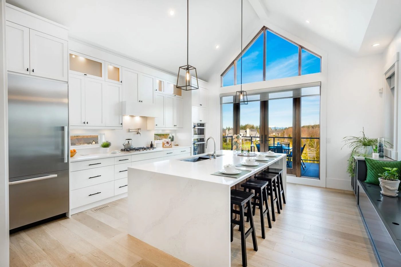 2 Layer Your Lighting Bright Spacious Kitchen Design SS