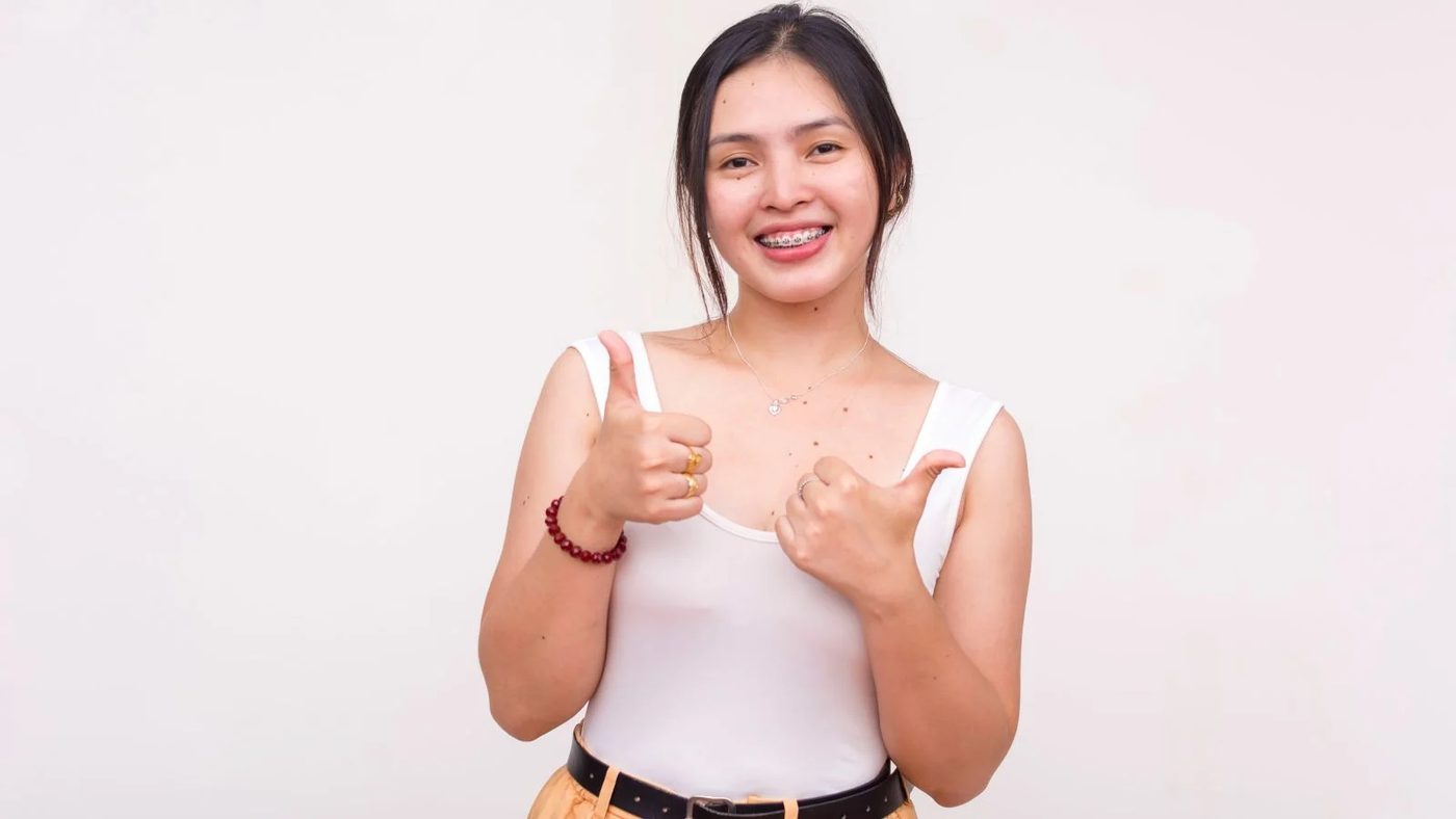 Happy Gen Z Girl