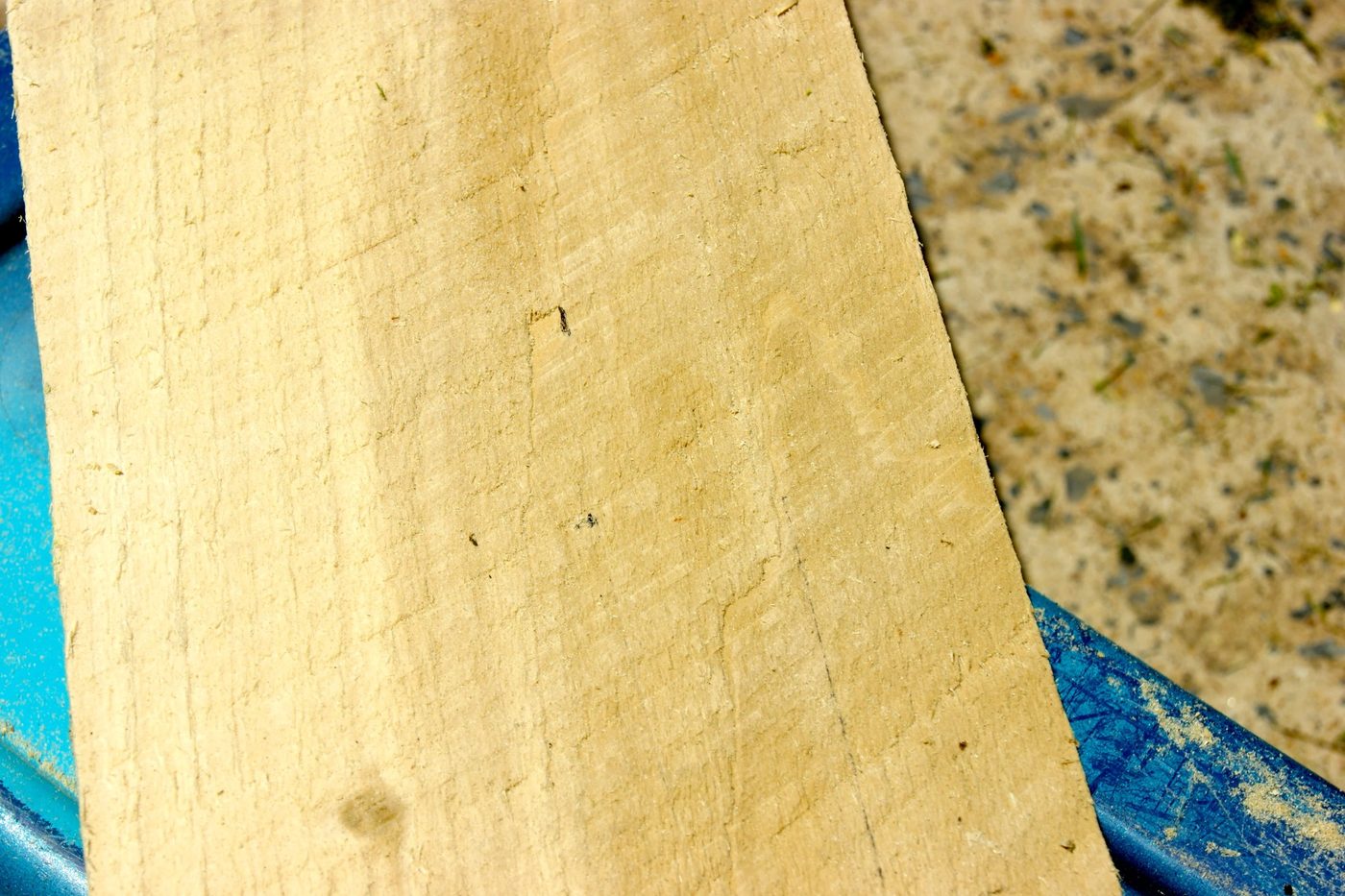 Handmade master bath shelf