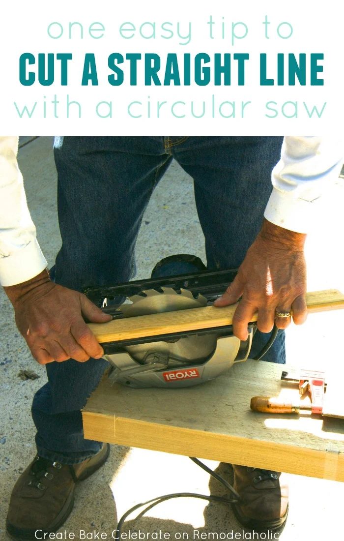 How to Cut a Straight Line with a Circular Saw - no table saw required