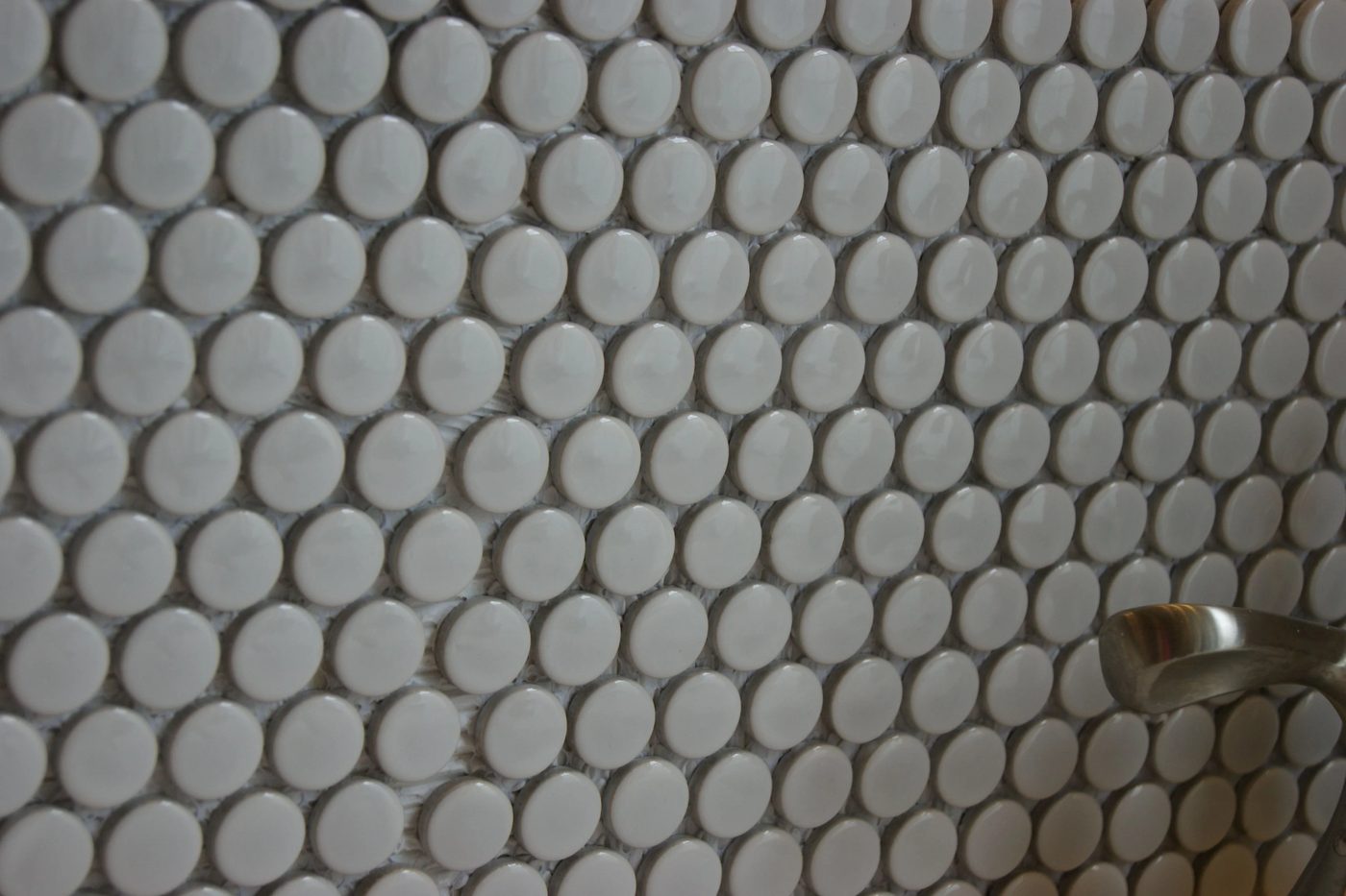 How to install a penny tile backsplash