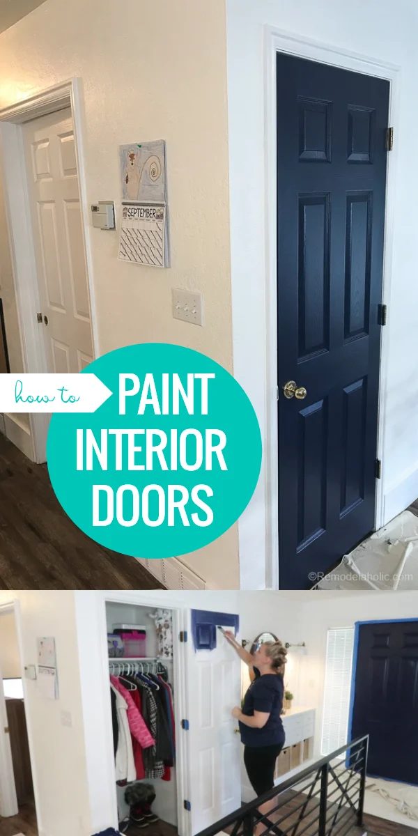 How To Paint Interior Doors With A Faux Wood Grain Finish And Raised Panels #Bekob