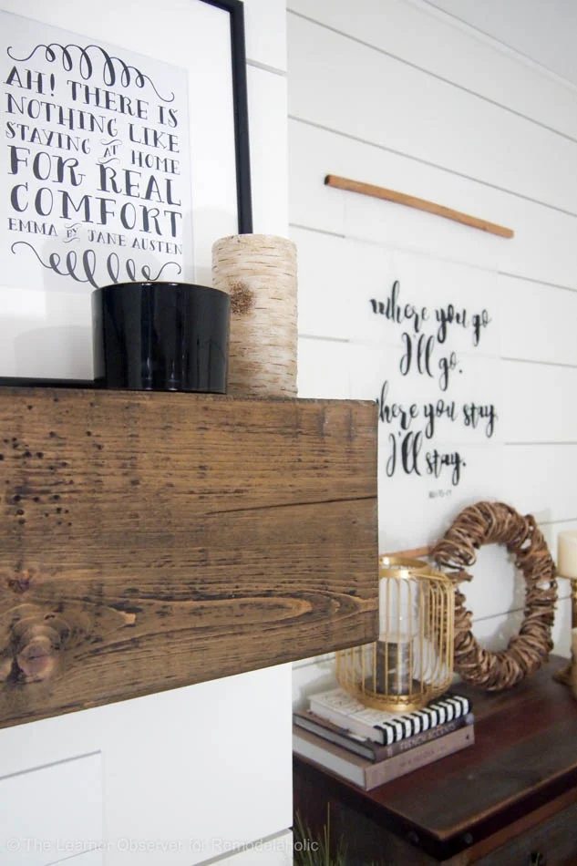 Fireplace And Mantle Makeover The Learner Observer For Bekob 9
