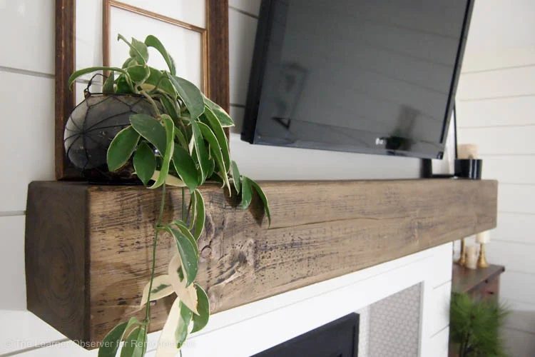 Fireplace And Mantle Makeover The Learner Observer For Bekob 14