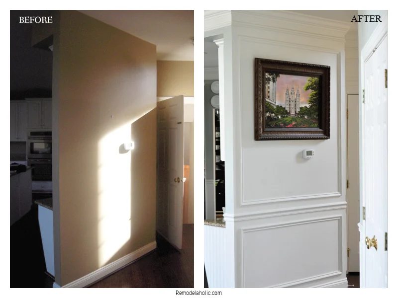 Installing Crown Molding And Shadow Box Trim For Beginners, From Bekob