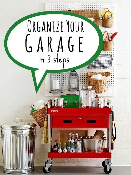 3 tips to organize your garage
