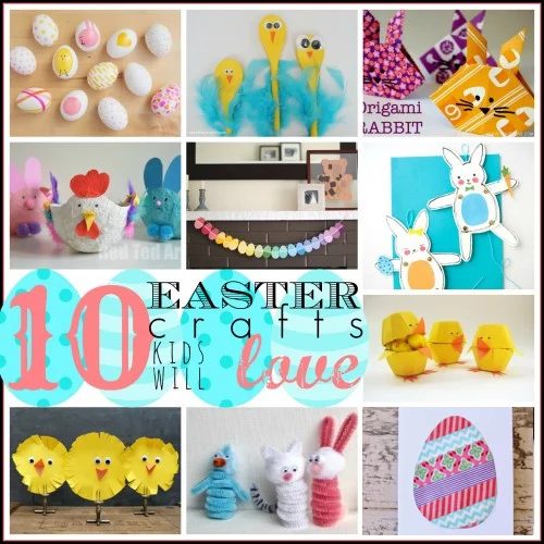 10 Cute Easter Crafts Kids Will Love Featured On Bekob.com