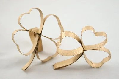 Toilet Paper Shamrock for St. Patrick's Day by Childmade