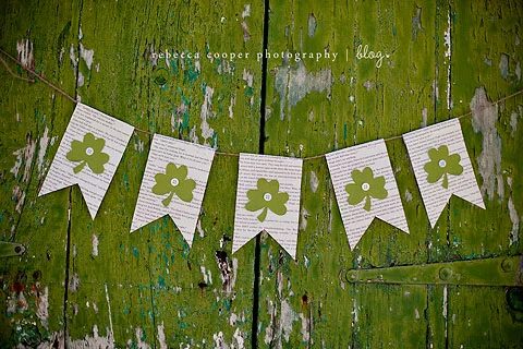 Lucky Banner for St. Patrick's Day by direct As That Blog