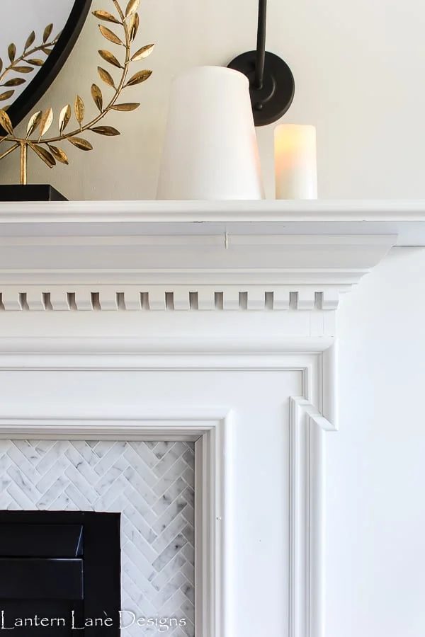 Fireplace Makeover With Peel And Stick Tile, Lantern Lane Designs Featured On Bekob