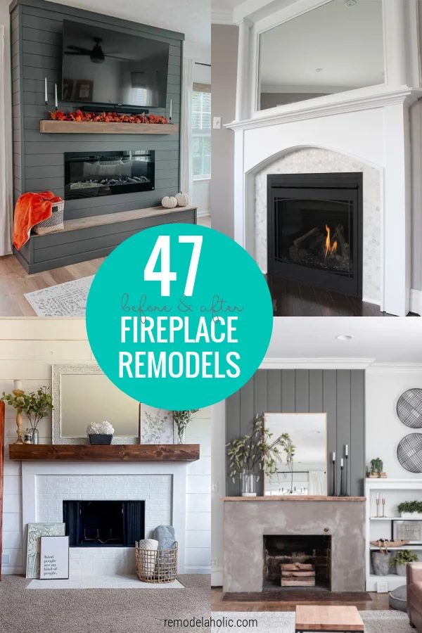 Before And After Fireplace Remodel And Refacing options, Bekob