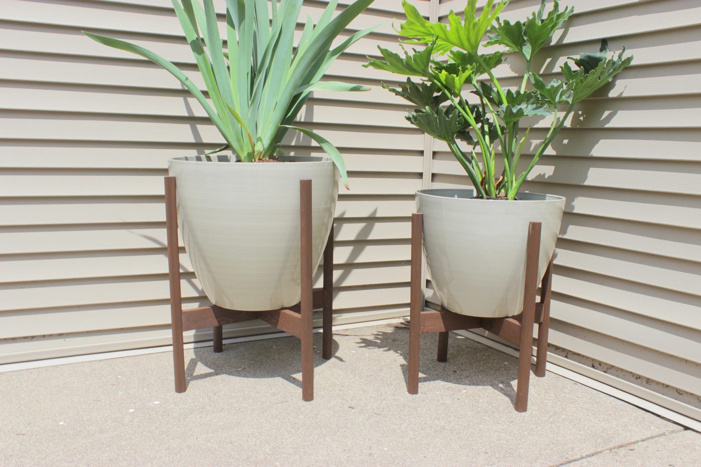 Handmade Wooden Planter Stand