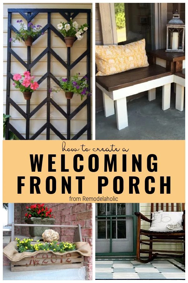 How To Create A Welcoming Front Porch On Bekob