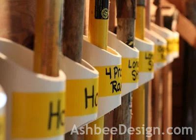 pvc tool organizers, Ashbee Designs