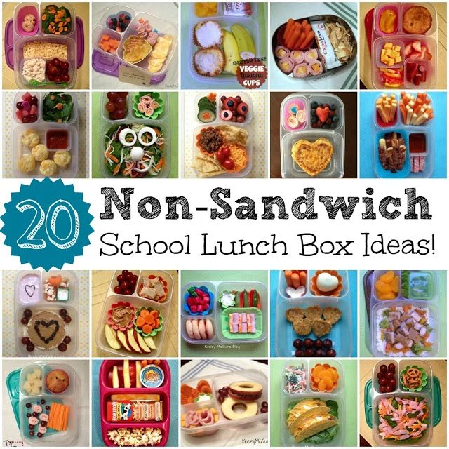 20 non-sandwich school lunch options, Keeley McGuire