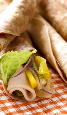 school lunch option - savory skinny wraps, Right at Home