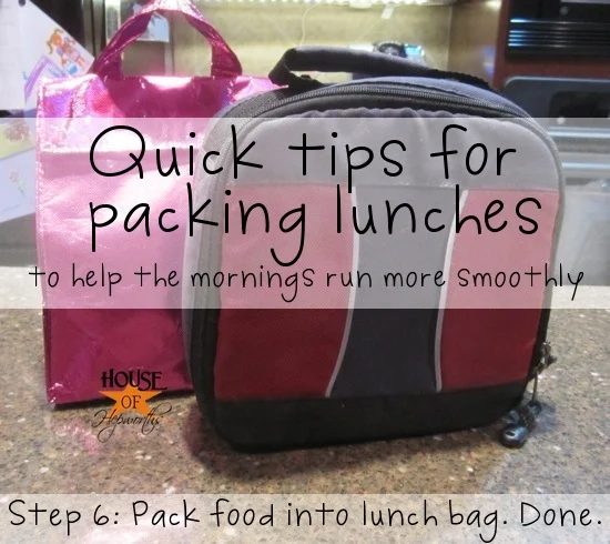 school lunch tip - tips for packing gluten-free lunches, House of Hepworths