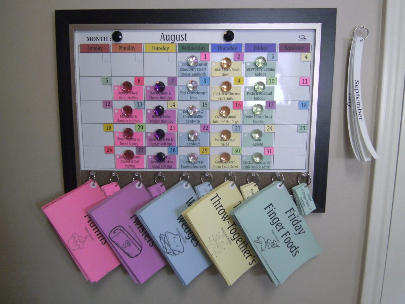 school lunch tip - school lunch menu board, Robby Gurl's Creations