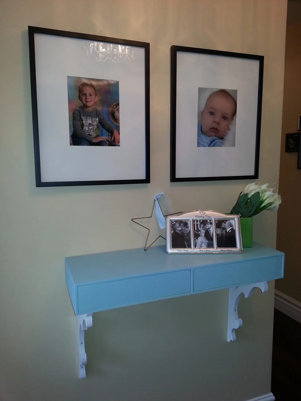 8-30 hallway shelf, A Sister's Home