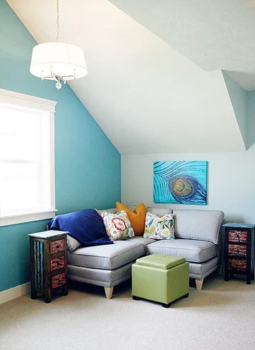 Corner Couch Hangout Space