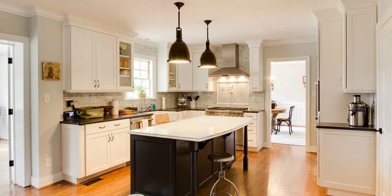vivid White Kitchen Renovation