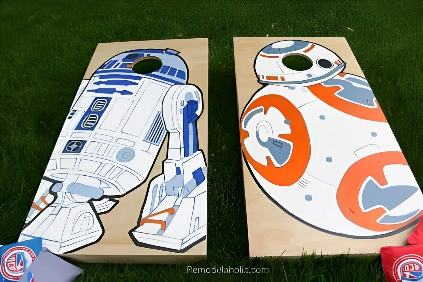 How To Build Cornhole Boards And Custom Paint Star Wars Characters Bekob 450x300 (1)