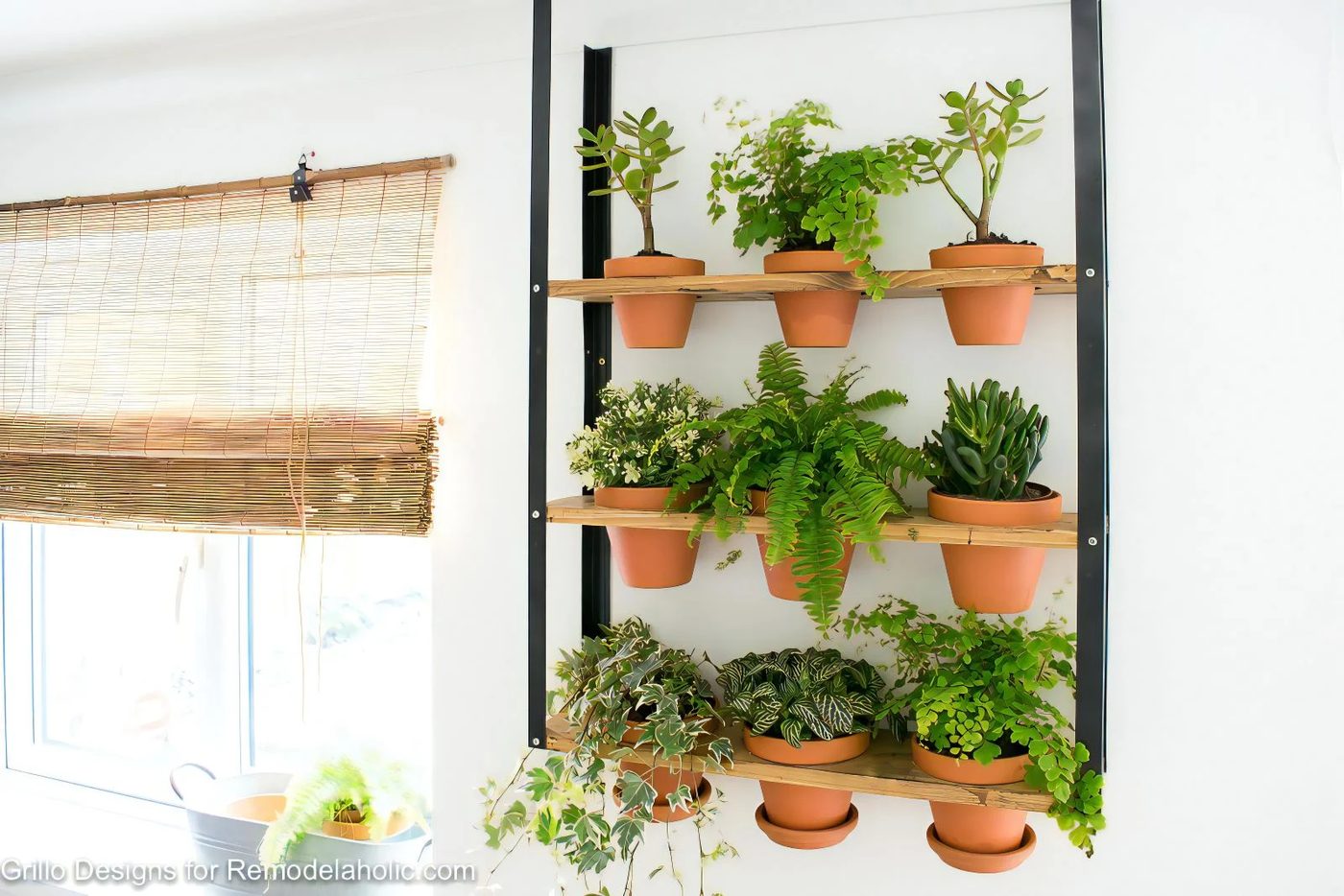 straightforward Diy Industrial Wall Planter 053303 061212
